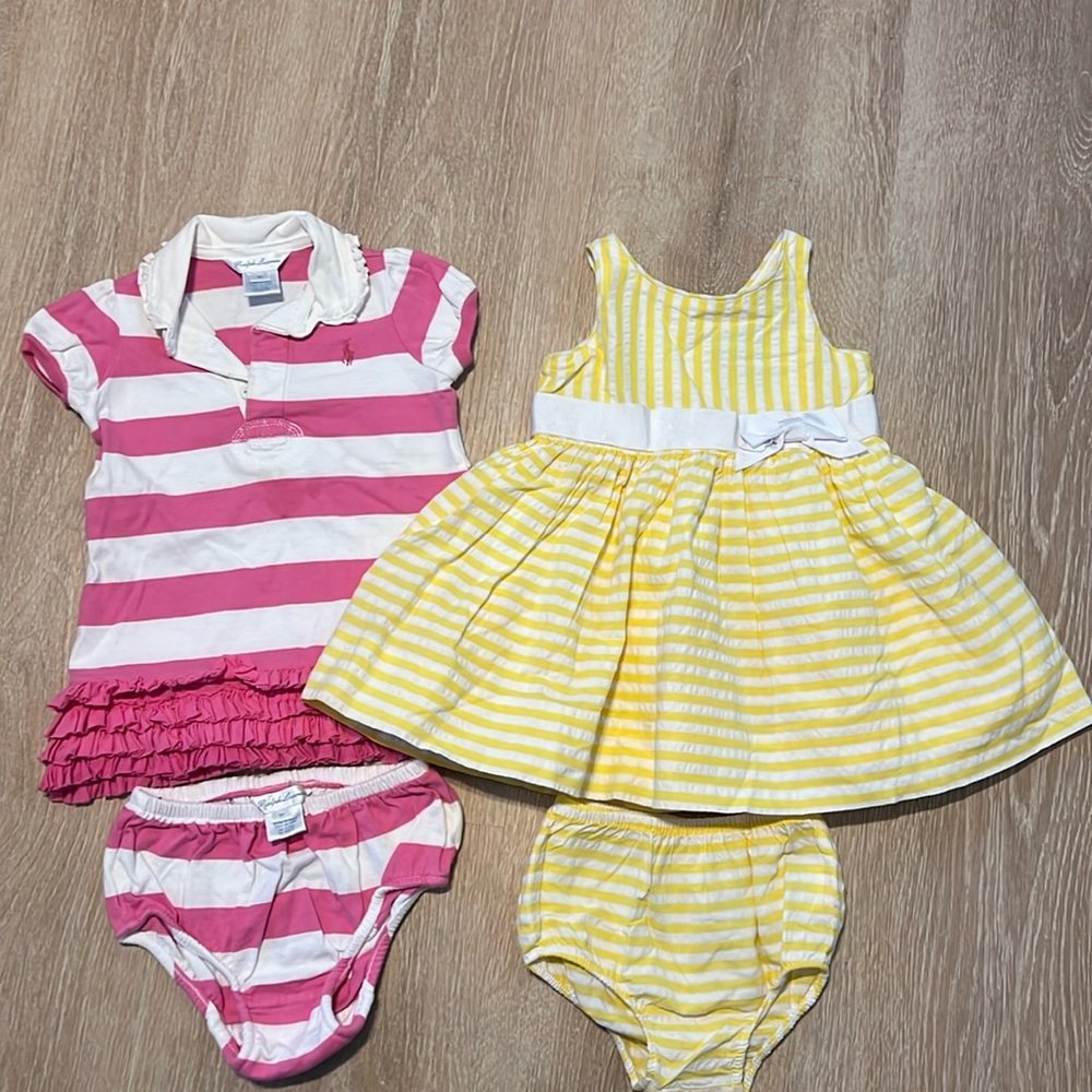 Ralph Lauren girls 9M dresses.
